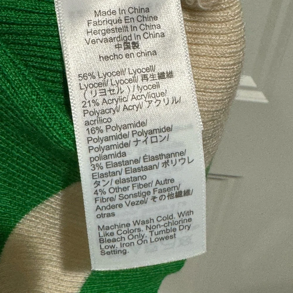 J. Crew Rugby Stripe Cropped Ribbed Sweater